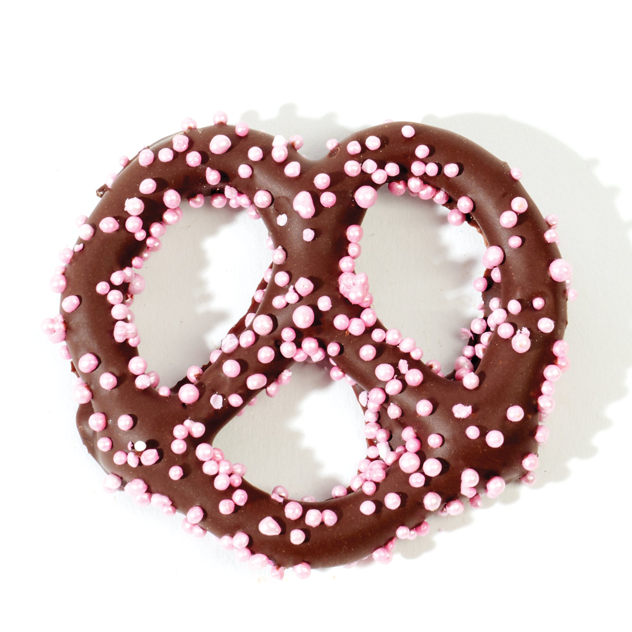 CJ Chocolate Pretzel - Pink Pearls