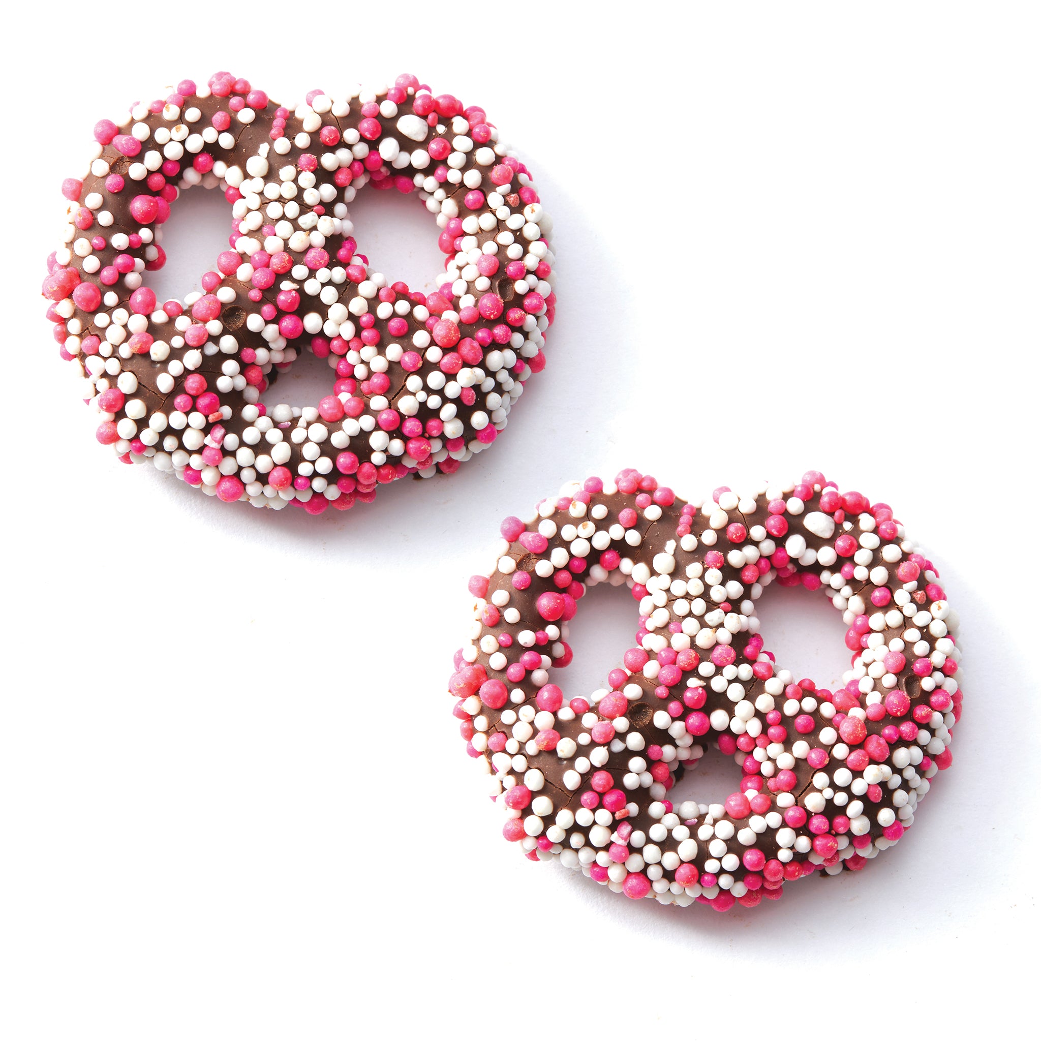 Mini Chocolate Pretzel - Pink Seeds