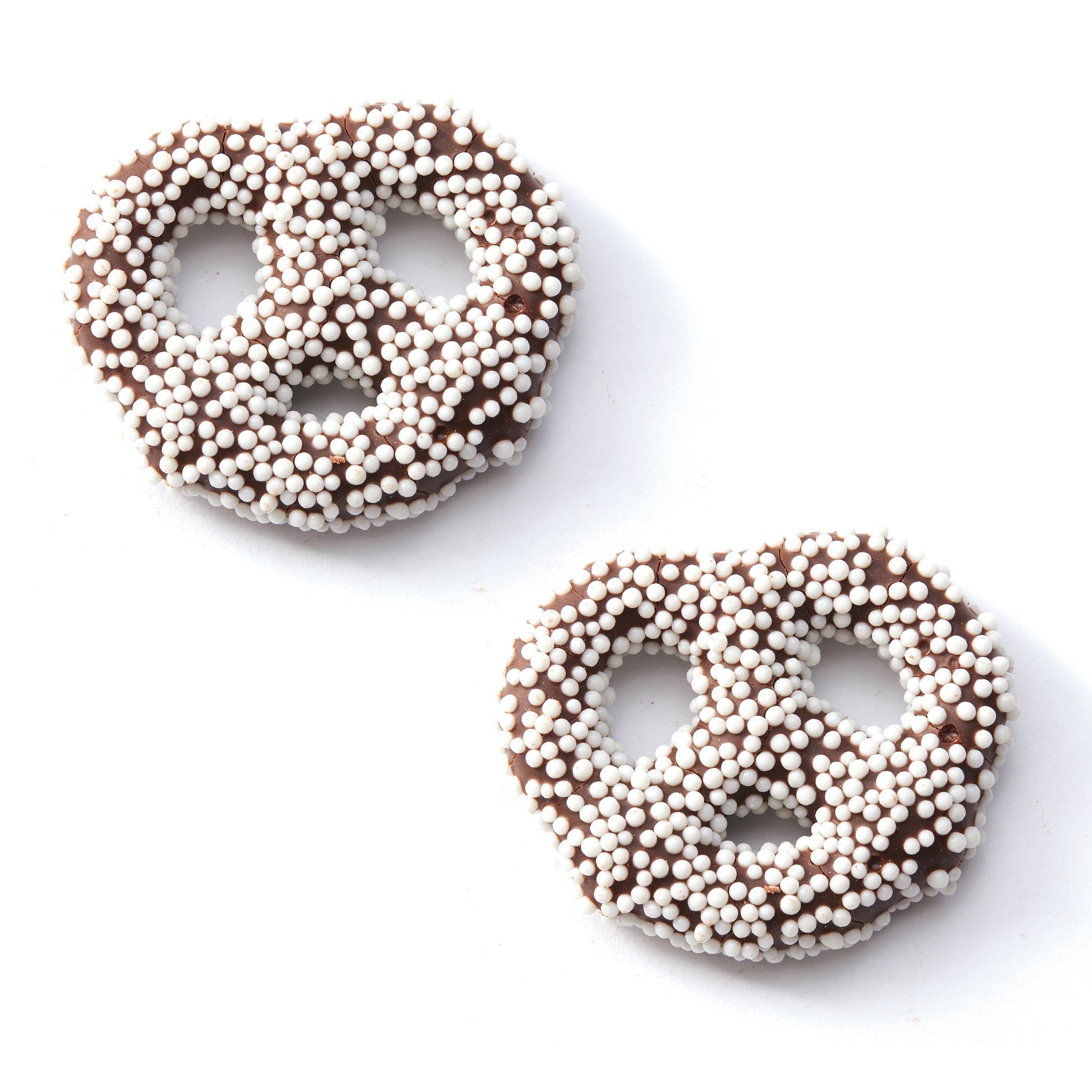 Mini Chocolate Pretzel - White Seeds